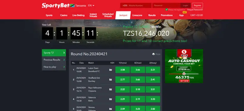 SportyBet Tanzania App